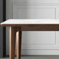Stone Top Dining Table Kitchen Rectangle Dining Table with 4 Wood Legs Clearhalo ' dining_table' 'Dining Tables & Seating' 'Dining Tables' 'furn' 'furn_dining_table' 'Furniture' 'furniture_dining_table' 'Kitchen & Dining Furniture' 'kitchen&dining_furn' 'kitchen' 'kitchen_dining_table' 1200x1200_1f82756f-5c84-42a8-9eb2-a3e9a3396689