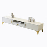 Gabinete de televisión de tv rectángulo de televisión de madera de lujo con piernas extraviadas