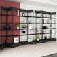 Industrial Style Bookshelf 5-Shelf Open Bookcase for Home Office Clearhalo 'Bookcases' 'furn' 'furn_bookcases' 'Furniture' 'furniture_bookcases' 'kitchen' 'kitchen_bookcases' 'Living Room Furniture' 'Office Furniture' 1200x1200_1f85236c-3ec9-481e-a50e-c42d8c19763f