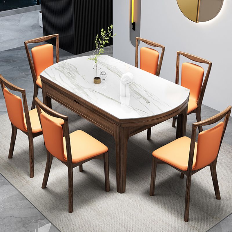 Contemporary 1/2/7 Pieces Furniture Round Stone Dining Set for Restaurant Clearhalo 'Dining Room Sets' 'Dining Tables & Seating' 'dining_room_set' 'furn' 'furn_dining_room_set' 'Furniture' 'Kitchen & Dining Furniture' 1200x1200_1f85eab7-4413-4673-b212-956139dae7b3