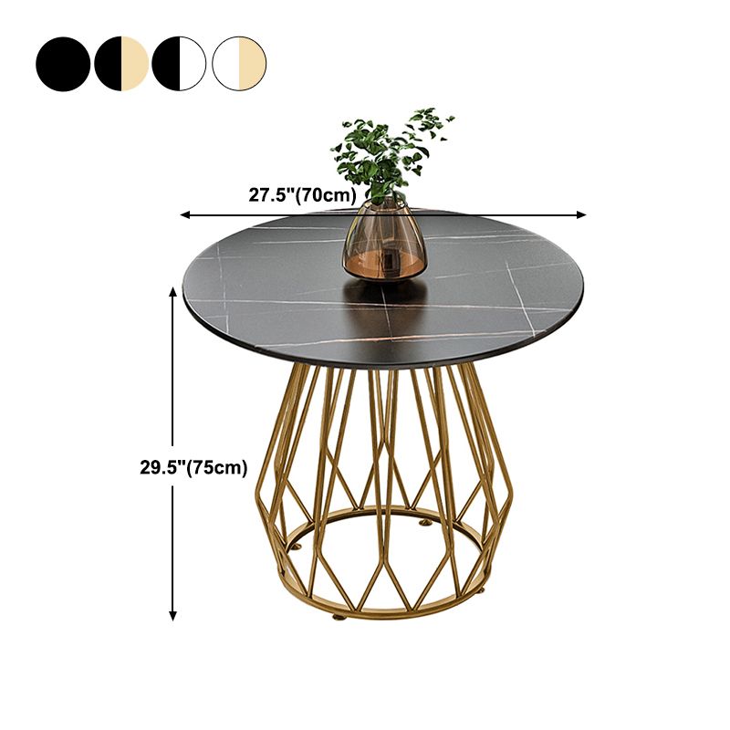 Round Sintered Stone Dining Table Traditional Luxury Dining Table for Dining Room Clearhalo ' dining_table' 'Dining Tables & Seating' 'Dining Tables' 'furn' 'furn_dining_table' 'Furniture' 'furniture_dining_table' 'Kitchen & Dining Furniture' 'kitchen&dining_furn' 'kitchen' 'kitchen_dining_table' 1200x1200_1f876182-027c-49c1-84cf-9f98cd92f51a