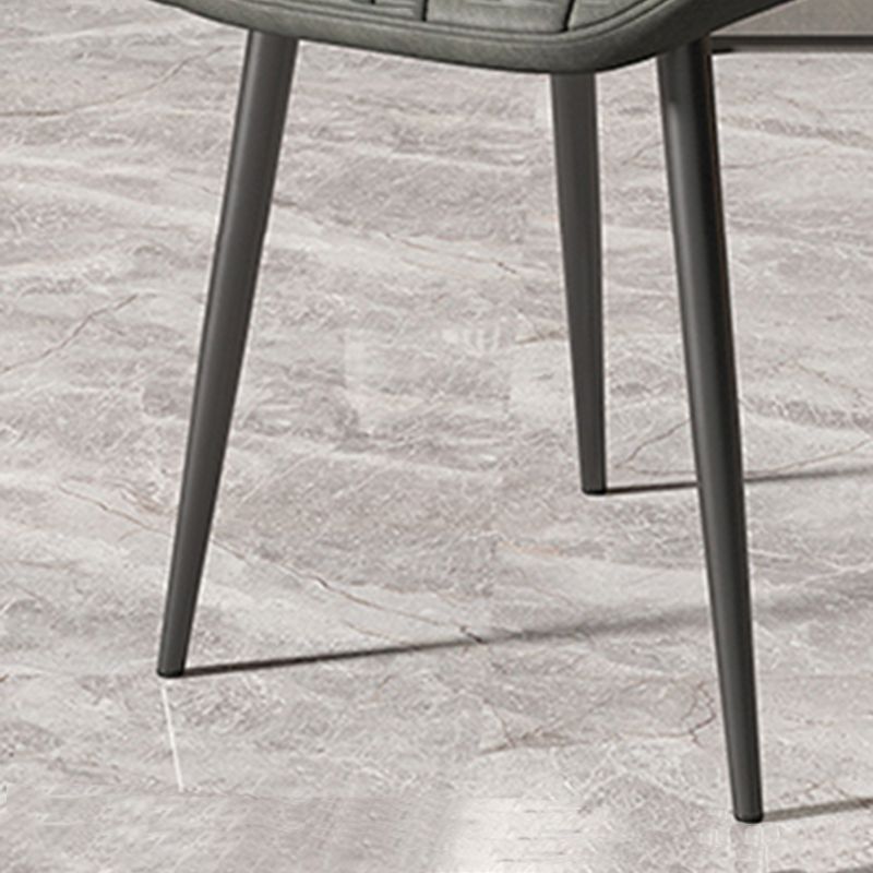 Nordic Style Kitchen Metal Dining Chair Wingback Dining Armless Side Chairs Clearhalo ' kitchen&dining_furn' 'Dining Chairs' 'Dining Tables & Seating' 'dining_chair' 'furn' 'furn_dining_chair' 'Furniture' 'furniture_dining_chair' 'Kitchen & Dining Furniture' 'kitchen' 1200x1200_1f8789ad-d465-499e-ba47-9f09fd88d730