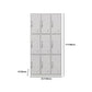 Contemporary Hinged Wardrobe Cabinet Steel Wardrobe Closet for Home