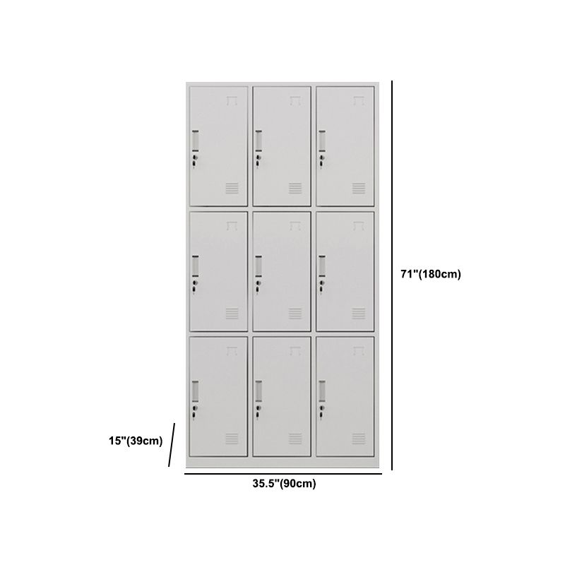 Contemporary Hinged Wardrobe Cabinet Steel Wardrobe Closet for Home