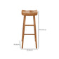 Brown Bar Stool and Table Set 1/3 Pieces Solid Wood Pub Dining Set Clearhalo 'Bar Furniture' 'furn' 'furn_home_bar_bar_sets' 'Furniture' 'Home Bars & Bar Sets' 'home_bar_bar_sets' 'Kitchen & Dining Furniture' 1200x1200_1f8f2cce-d3c5-4485-9d92-07ef84138822