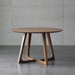 Round Pedestal Casual Dining Table Brown Tone Fixed Table with Pinewood Solid Wood Clearhalo ' dining_table' 'Dining Tables & Seating' 'Dining Tables' 'furn' 'furn_dining_table' 'Furniture' 'furniture_dining_table' 'Kitchen & Dining Furniture' 'kitchen&dining_furn' 'kitchen' 'kitchen_dining_table' 1200x1200_1f8fc86f-2231-4f15-adcd-bf25eba28ccc
