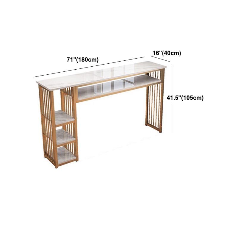 Binnenmarmeren marmeren pubtafel rechthoek moderne bar eettafel