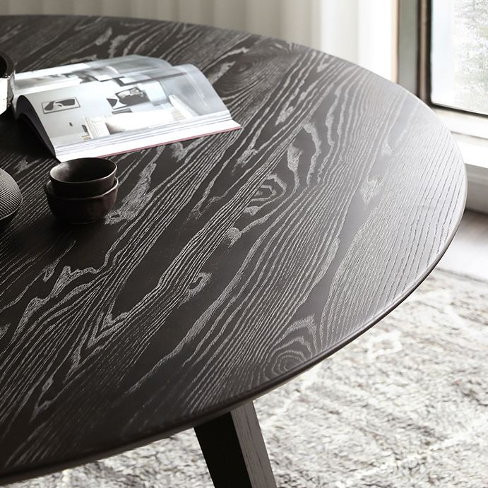 Mesa de comedor moderna mesa redonda de madera para comedor