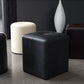 Glam Pouf Ottoman Genuine Leather Stain Resistant Upholstered Square Ottoman Clearhalo 'furn' 'furn_ottomans_poufs' 'Furniture' 'Living Room Furniture' 'Ottomans & Poufs' 'ottomans_poufs' 1200x1200_1f932414-98a5-4df9-bf3a-74a0dfb419e1
