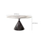 Modern Round Dining Table Stone Dining Table with Metal Pedestal Clearhalo 'Dining Tables & Seating' 'Dining Tables' 'dining_table' 'furn' 'furn_dining_table' 'Furniture' 'Kitchen & Dining Furniture' 1200x1200_1f937feb-c8d3-44d5-afaa-51797bbc16a2