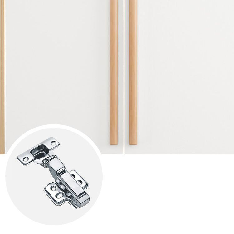 Bedroom Hinged Door Wardrobe with Wooden Legs Modern Cabinet with Clothes Rail Clearhalo 'Armoires & Wardrobes' 'armoires_wardrobes' 'Bedroom Furniture' 'furn' 'furn_armoires_wardrobes' 'Furniture' 1200x1200_1f943cb7-65ae-4ea9-ae5d-5140f9bd5ba1