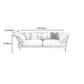 30.71" H Modern Pillow Top Arm Sofa with Cushion Back for Living Room, Apartment Clearhalo 'furn' 'furn_sofas' 'Furniture' 'furniture_sofas' 'kitchen' 'kitchen_sofas' 'Living Room Furniture' 'Sofa' 'sofas' 1200x1200_1f968225-8ae1-4943-9b2d-6ca1823e724d