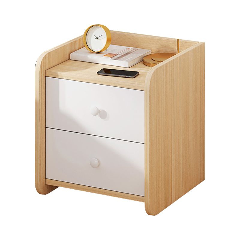 コンテンポラリーアクセントテーブルナイトスタンドアンティーク仕上げ引き出し引き出しベッドナイトスタンド