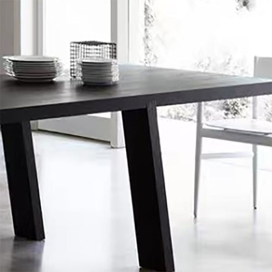 Bureau de bureau rectangulaire industriel Bureau en bois massif en bois massif pour la maison