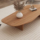 Solid Wood Coffee Table Free-Form Modern Cocktail Table with 2 Legs Clearhalo 'Coffee & Accent Tables' 'Coffee Tables' 'coffee_tables' 'furn' 'furn_coffee_tables' 'Furniture' 'Living Room Furniture' 1200x1200_1f9a4f43-1046-415d-8a94-090fb7872450