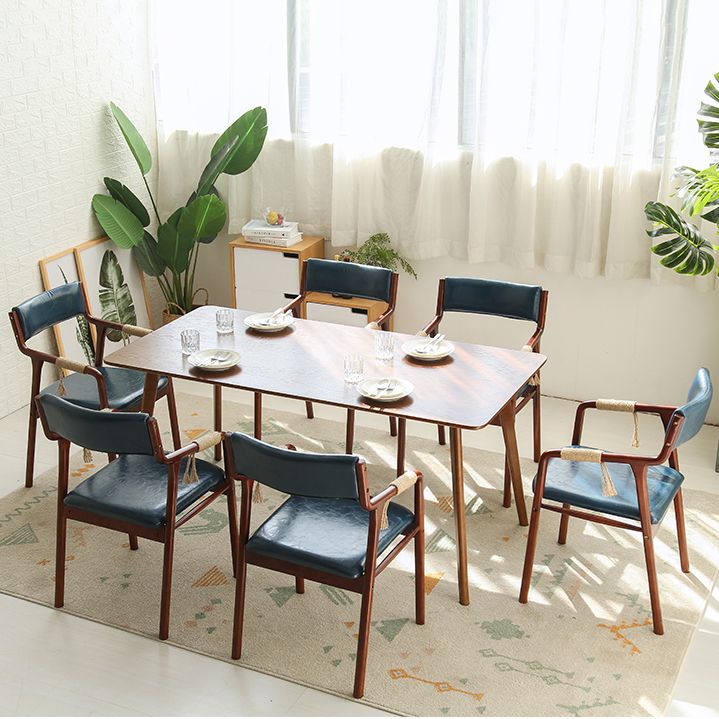 Traditional Style Wood Chair Set Open Back Arm Kitchen Dining Room Chairs Clearhalo ' kitchen&dining_furn' 'Dining Chairs' 'Dining Tables & Seating' 'dining_chair' 'furn' 'furn_dining_chair' 'Furniture' 'furniture_dining_chair' 'Kitchen & Dining Furniture' 'kitchen' 1200x1200_1f9c5e28-31b7-4a09-a682-f4dc5616356b