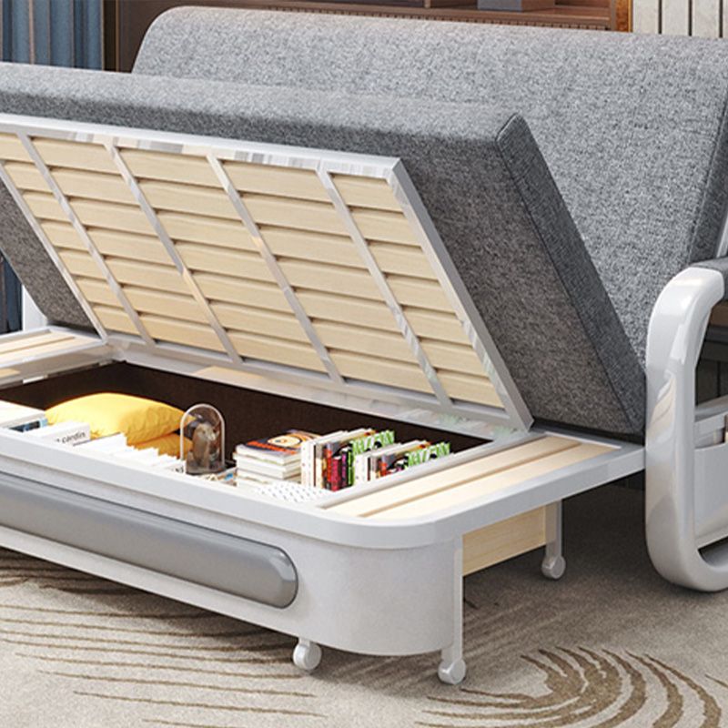 スカンジナビアのソファベッド、フェイクレザーの布団、マットレス付きマットレス