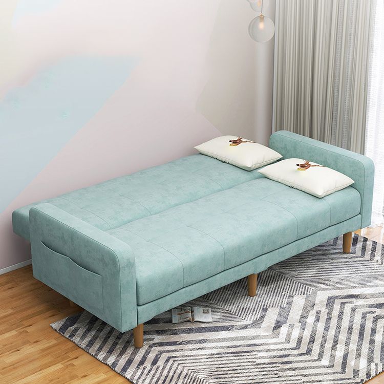 Contemporary Convertible Footrest Stool Sofa Bed with Storage and Square Arms Clearhalo 'furn' 'furn_sofas' 'Furniture' 'furniture_sofas' 'kitchen' 'kitchen_sofas' 'Living Room Furniture' 'Sofa' 'sofas' 1200x1200_1fa0a42e-208d-48ce-96f0-dac576e4401d