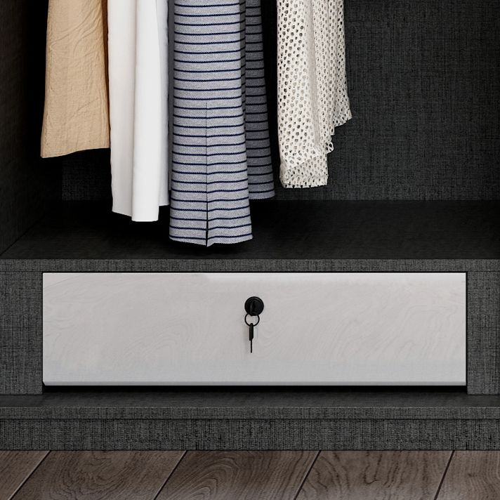 Armario de madera de ingeniería moderna gabinete de almacenamiento para dormitorio