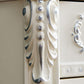 Commode de rangement traditionnelle, commode en bois massif pour la maison