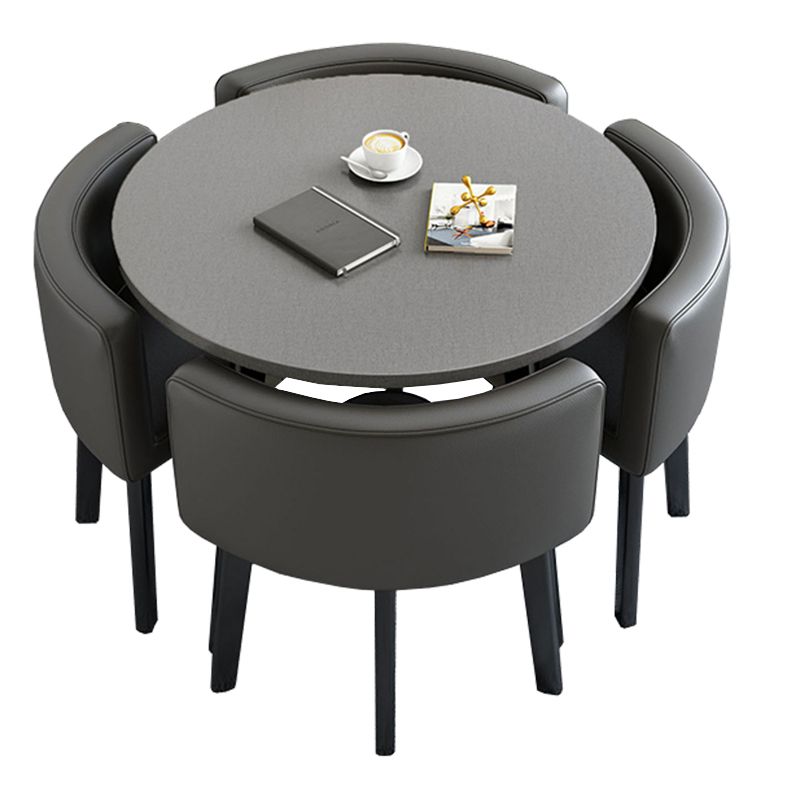 Tavolo da pranzo in legno moderno set da 5 pezzi set da pranzo per uso domestico