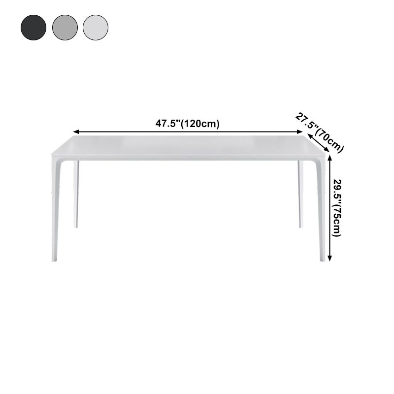 Sintered Stone Dining Table Simplicity Style 4 Legs Base Table for Dining Room Clearhalo ' dining_table' 'Dining Tables & Seating' 'Dining Tables' 'Furniture' 'furniture_dining_table' 'Kitchen & Dining Furniture' 'kitchen&dining_furn' 'kitchen' 'kitchen_dining_table' 1200x1200_1fae1971-d8ca-4914-becb-67b635dc01d2