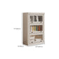 Wooden Standard Bookshelf Contemporary White Bookcase with Doors Clearhalo 'Bookcases' 'furn' 'furn_bookcases' 'Furniture' 'Office Furniture' 1200x1200_1fae1b27-444a-40b5-af87-2dea7c6cd77b