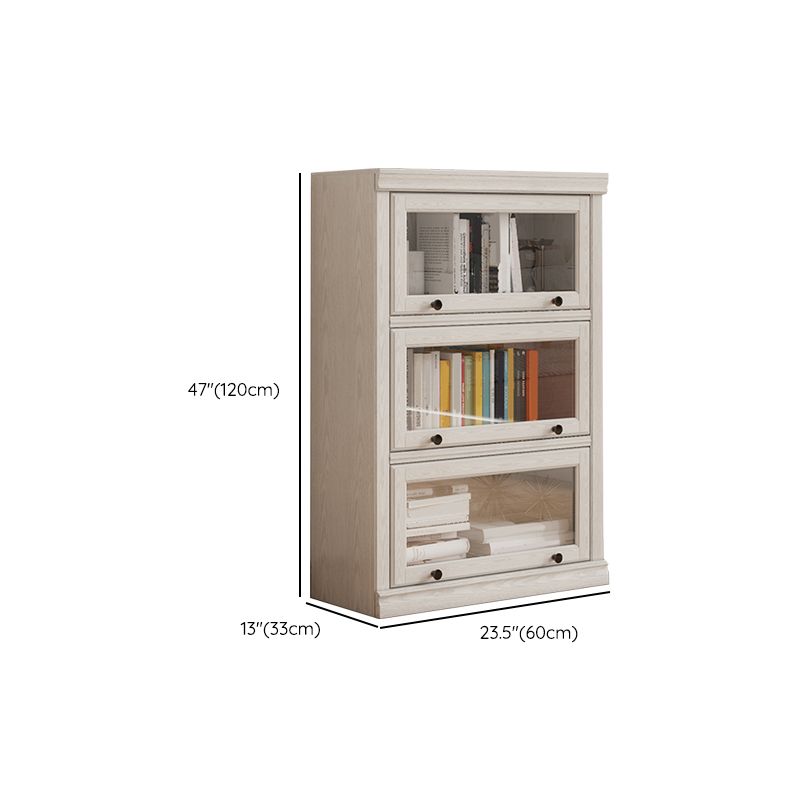 Wooden Standard Bookshelf Contemporary White Bookcase with Doors Clearhalo 'Bookcases' 'furn' 'furn_bookcases' 'Furniture' 'Office Furniture' 1200x1200_1fae1b27-444a-40b5-af87-2dea7c6cd77b