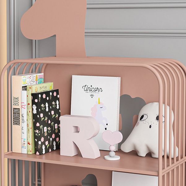 Modern Style Bookshelf Standard Closed Back Iron Bookcase for Home Clearhalo 'Bookcases' 'furn' 'furn_bookcases' 'Furniture' 'Office Furniture' 1200x1200_1fb0783d-7970-49cb-ac54-b80edef7df36
