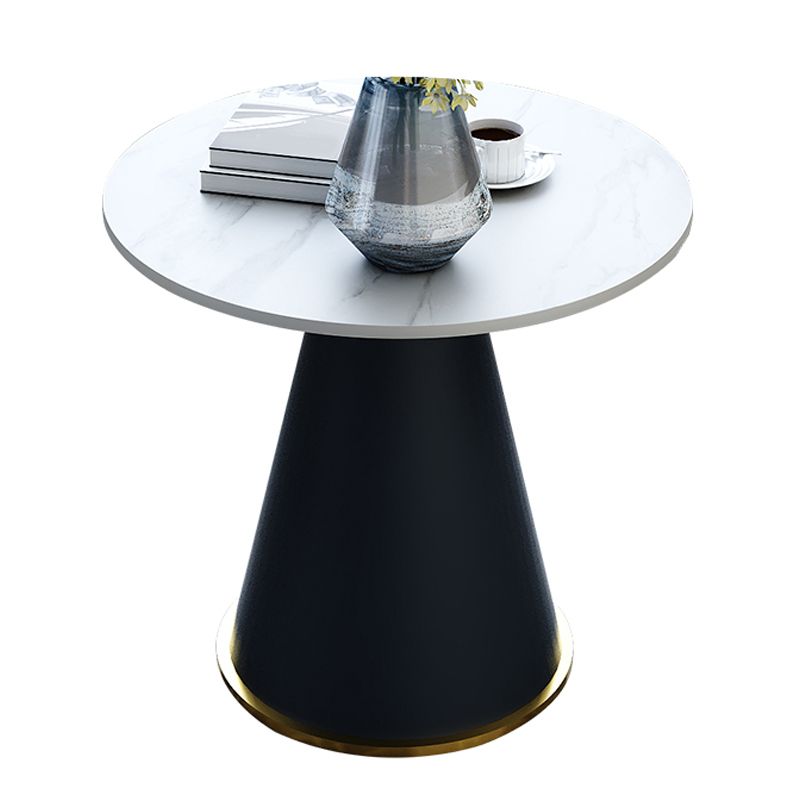 22" Tall Round Slate Top End Table Modern Metal Pedestal Table Clearhalo 'Coffee & Accent Tables' 'End & Side Tables' 'end_side_tables' 'furn' 'furn_end_side_tables' 'Furniture' 'Living Room Furniture' 1200x1200_1fb2b377-78ba-438c-bb95-7ae2075a5fbb