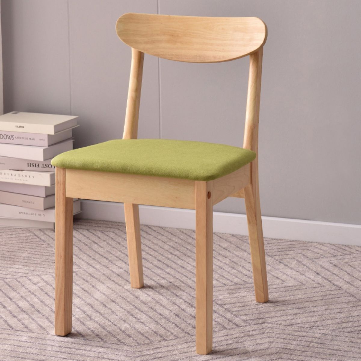 Scandinavian Rubberwood Open Back Side Chair Natural Wood Dining Chair Clearhalo ' kitchen&dining_furn' 'Dining Chairs' 'Dining Tables & Seating' 'dining_chair' 'furn' 'furn_dining_chair' 'Furniture' 'furniture_dining_chair' 'Kitchen & Dining Furniture' 'kitchen' 1200x1200_1fb3beec-9a78-47e2-ad34-ac43e89727d8