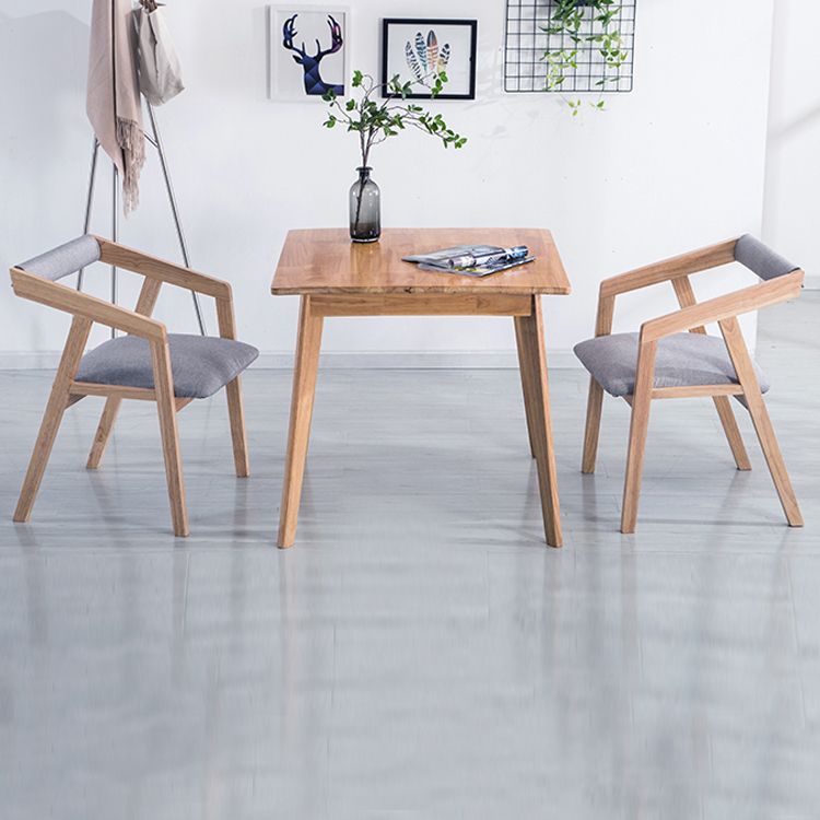 Traditional Solid Wood Dining Chair Linen Single Dining Arm Chair for Restaurant Clearhalo ' kitchen&dining_furn' 'Dining Chairs' 'Dining Tables & Seating' 'dining_chair' 'furn' 'furn_dining_chair' 'Furniture' 'furniture_dining_chair' 'Kitchen & Dining Furniture' 'kitchen' 1200x1200_1fb7a5a4-8d11-4785-aeab-a93721b9d0e6