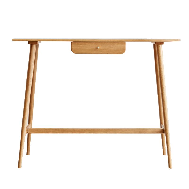 Trestle Base Bar Table Set 1/3 Pcs Oak Solid Wood Bar Table and Stools Clearhalo 'Bar Furniture' 'furn' 'furn_home_bar_bar_sets' 'Furniture' 'Home Bars & Bar Sets' 'home_bar_bar_sets' 'Kitchen & Dining Furniture' 1200x1200_1fb8ad87-d081-4e4a-82ba-d5d6ddacd3b5