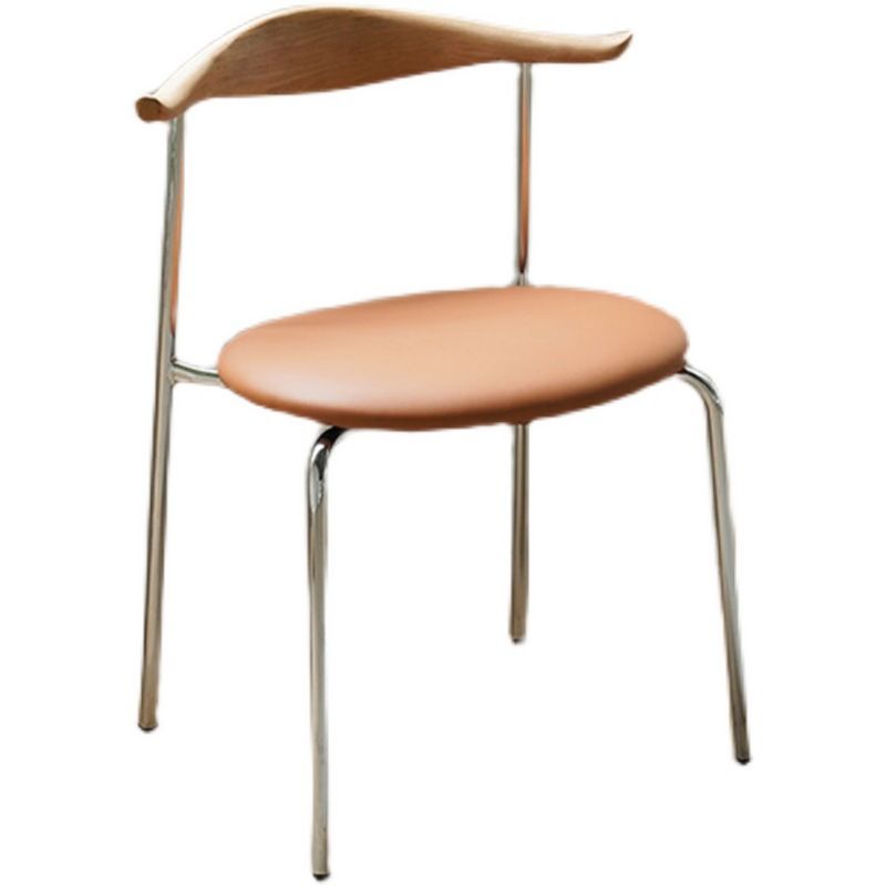 Chaise d'accompagnement de style contemporain ouvrir la salle de salle à manger pour la maison