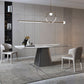 Metal Traditional Luxury Rectangular Dining Table Sintered Stone Top Table with Pedestal Base Clearhalo ' dining_table' 'Dining Tables & Seating' 'Dining Tables' 'furn' 'furn_dining_table' 'Furniture' 'furniture_dining_table' 'Kitchen & Dining Furniture' 'kitchen&dining_furn' 'kitchen' 'kitchen_dining_table' 1200x1200_1fb942f4-a4f0-47fb-bff8-d79db3cd6825