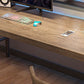 Office Contemporary Rectangular Writing Desk Wooden Office Desk with Legs Clearhalo 'furn' 'furn_office_desk' 'Furniture' 'Office Desks' 'Office Furniture' 'office_desk' 1200x1200_1fba7981-0f6d-4989-9e76-00393b6cb8cb