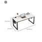 29.53 "H Industrial Computer Desk Antique Finish Gaming Desk met metalen benen