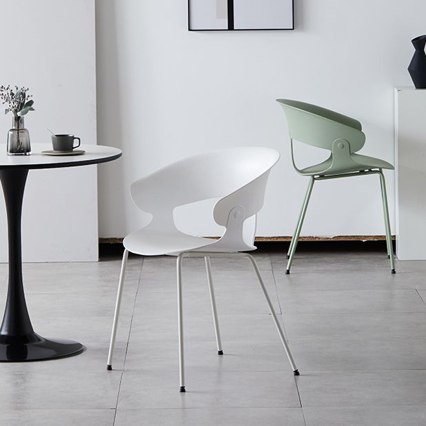 Industrial Metal Dining Room Armchair Plastic Dining Room Chairs for Restaurant Use Clearhalo ' kitchen&dining_furn' 'Dining Chairs' 'Dining Tables & Seating' 'dining_chair' 'furn' 'furn_dining_chair' 'Furniture' 'furniture_dining_chair' 'Kitchen & Dining Furniture' 'kitchen' 1200x1200_1fbc3b74-c181-48ab-8659-6581abc5092c