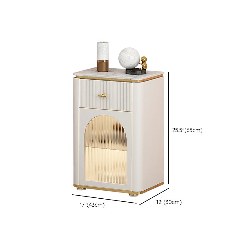 11,7 inch brede opbergkist Klassiek Glam-dressoir met 1/2/3 laden