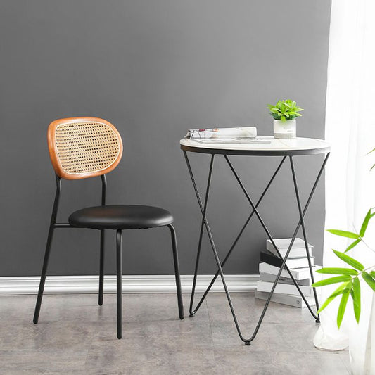 Contemporary Style Metal Chair Set Kitchen Dining Room Open Back Side Chairs Clearhalo ' kitchen&dining_furn' 'Dining Chairs' 'Dining Tables & Seating' 'dining_chair' 'furn' 'furn_dining_chair' 'Furniture' 'furniture_dining_chair' 'Kitchen & Dining Furniture' 'kitchen' 1200x1200_1fbd94d3-8afe-411e-983f-c61dcfd8293c