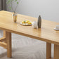 Industrial 1/2/7 Pieces Furniture Solid Wood Rectangle Dining Set in Natural