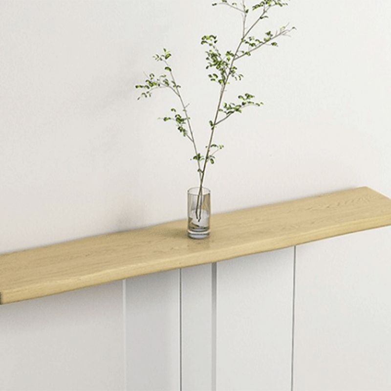 Contemporary Rectangle Sofa Console Table with Acrylic Bracket for Hall