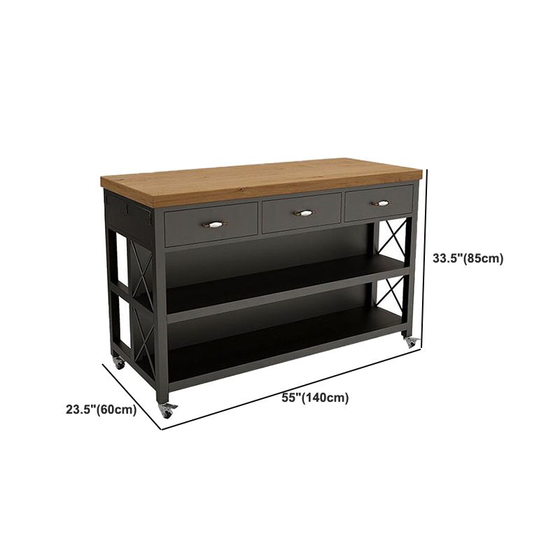 33,46 "carrello in metallo moderno in cima a 33,46" Trolle da cucina in metallo per sala da pranzo