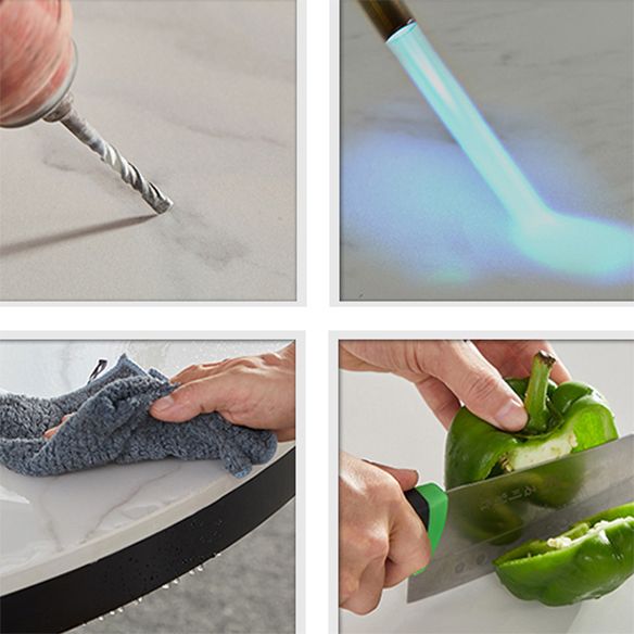 Modern Style Kitchen Sintered Stone Dining Set with Drop Leaf Dining Room Table Set Clearhalo 'Dining Room Sets' 'Dining Tables & Seating' 'dining_room_set' 'furn' 'furn_dining_room_set' 'Furniture' 'furniture_dining_room_set' 'Kitchen & Dining Furniture' 'kitchen&dining_furn' 'kitchen' 1200x1200_1fc0503e-6dda-40e7-9a2c-ec44efda2acf