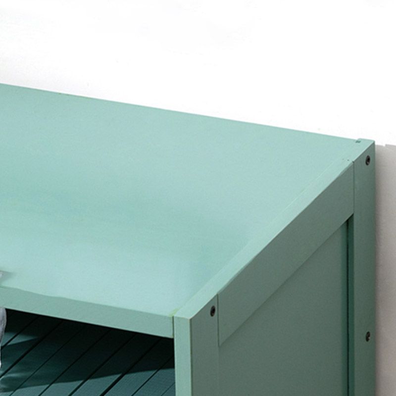 Sideboard in legno del server da pranzo a porte scorrevoli moderne con archiviazione aperta