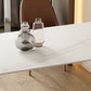 Living Room Simple Stone Table White Oval Table with Metal Pedestal Clearhalo 'Dining Tables & Seating' 'Dining Tables' 'dining_table' 'Furniture' 'furniture_dining_table' 'Kitchen & Dining Furniture' 'kitchen' 'kitchen_dining_table' 1200x1200_1fc0d210-92c5-477d-9e9b-41e870943e14