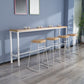 Indoor Contemporary Bar Dining Table Rectangle Solid Wood Bar Table Clearhalo 'Bar Furniture' 'Bar Tables' 'bar_tables' 'furn' 'furn_bar_tables' 'Furniture' 'Kitchen & Dining Furniture' 1200x1200_1fc1a514-9e60-4f6a-b47c-3ba5253efeba
