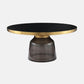 13.7"/20.8" Tall Modern Glass Pedestal Round Table Top Coffee Table Clearhalo 'Coffee & Accent Tables' 'Coffee Tables' 'coffee_tables' 'furn' 'furn_coffee_tables' 'Furniture' 'Living Room Furniture' 1200x1200_1fc3a252-e8df-42b6-a0d0-8f91d1eb76b5