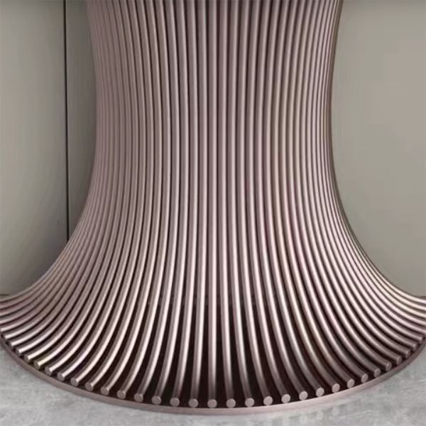 Tavolo di accento di pietra contemporanea mezza luna divano rosa console per sala