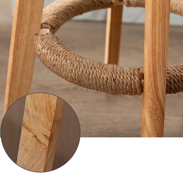 Contemporary Home Footrest Stool Matte Finish Upholstered Barstool Clearhalo 'Bar Furniture' 'Bar Stools' 'bar_stools' 'furn' 'furn_bar_stools' 'Furniture' 'furniture_bar_stools' 'Kitchen & Dining Furniture' 1200x1200_1fc5b92a-5fd3-4a0d-879a-4607ef1fffe1